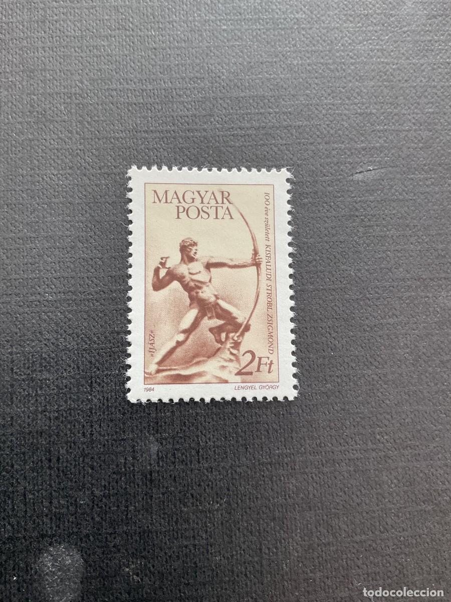 Sellos: HUNGRIA N&ordm; YVERT 2918*** A&Ntilde;O 1984. CENTENARIO NACIMIENTO ESCULTOR Z.K. STROBL