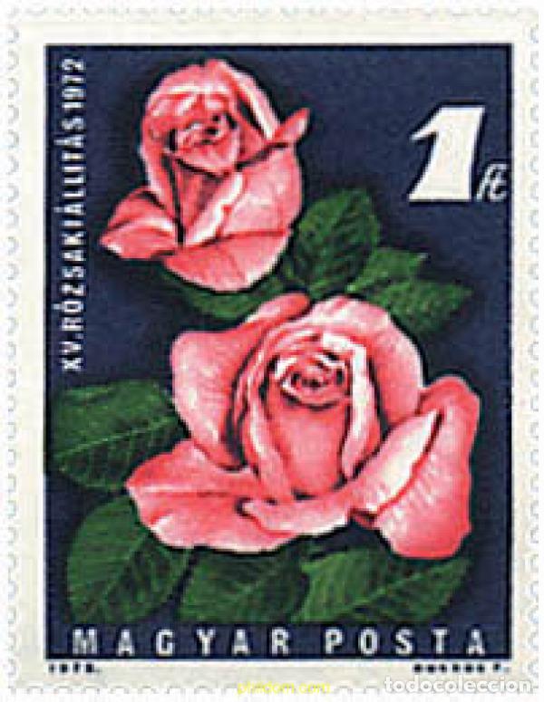 Sellos: 89629 MNH HUNGRIA 1972 15 EXPOSICION NACIONAL DE ROSAS