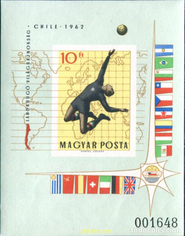 Timbres: 15514 MNH HUNGRIA 1962 COPA DEL MUNDO DE FUTBOL. CHILE-62
