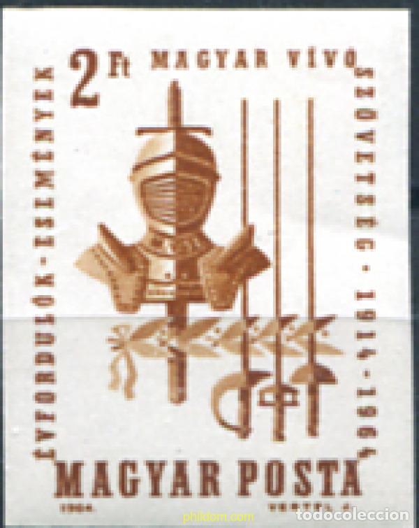 Timbres: 15530 MNH HUNGRIA 1964 50 ANIVERSARIO DE LA FEDERACION NACIONAL DE ESGRIMA