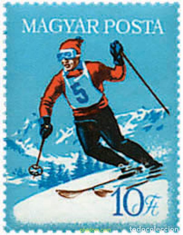 Sellos: 253947 MNH HUNGRIA 1964 9 JUEGOS OLIMPICOS DE INVIERNO. INNSBRUCK 1964