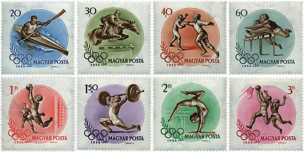 Sellos: 63926 MNH HUNGRIA 1956 16 JUEGOS OLIMPICOS VERANO MELBOURNE 1956