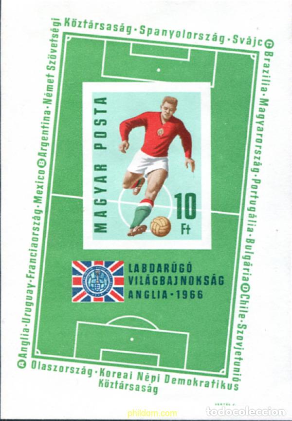 Stamps: 15553 MNH HUNGRIA 1966 COPA DEL MUNDO DE FUTBOL. INGLATERRA-66