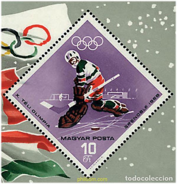 Sellos: 20444 MNH HUNGRIA 1967 10 JUEGOS OLIMPICOS INVIERNO GRENOBLE 1968