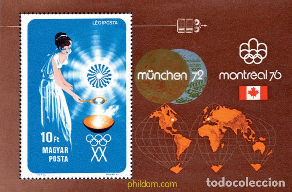 Sellos: 64082 MNH HUNGRIA 1973 20 JUEGOS OLIMPICOS VERANO MUNICH 1972