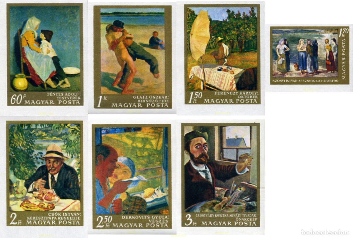 Stamps: 18465 MNH HUNGRIA 1967 PINTURAS DE LA GALERIA NACIONAL DE BUDAPEST