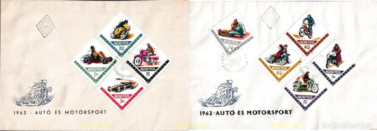 Sellos: 378491 MNH HUNGRIA 1962 MOTOCICLISMO Y AUTOMOVILISMO