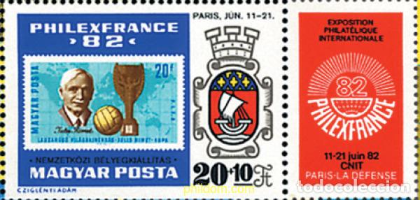 Sellos: 116447 MNH HUNGRIA 1982 PHILEXFRANCE 82. EXPOSICION INTERNACIONAL DE FILATELIA.