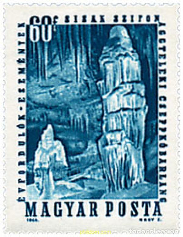 Sellos: 63999 MNH HUNGRIA 1964 ESPELEOLOGIA. Grutas de Aggtelek.