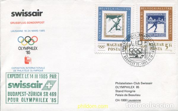 Sellos: 578709 MNH HUNGRIA 1985 OLYMPHILEX 85. EXPOSICION INTERNACIONAL DE FILATELICA OLIMPICA