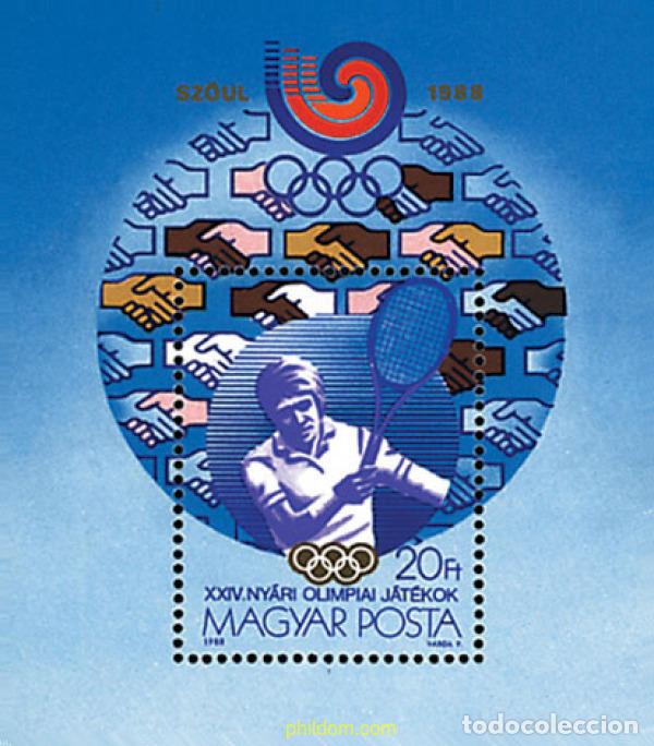 Sellos: 64284 MNH HUNGRIA 1988 24 JUEGOS OLIMPICOS VERANO SEUL 1988