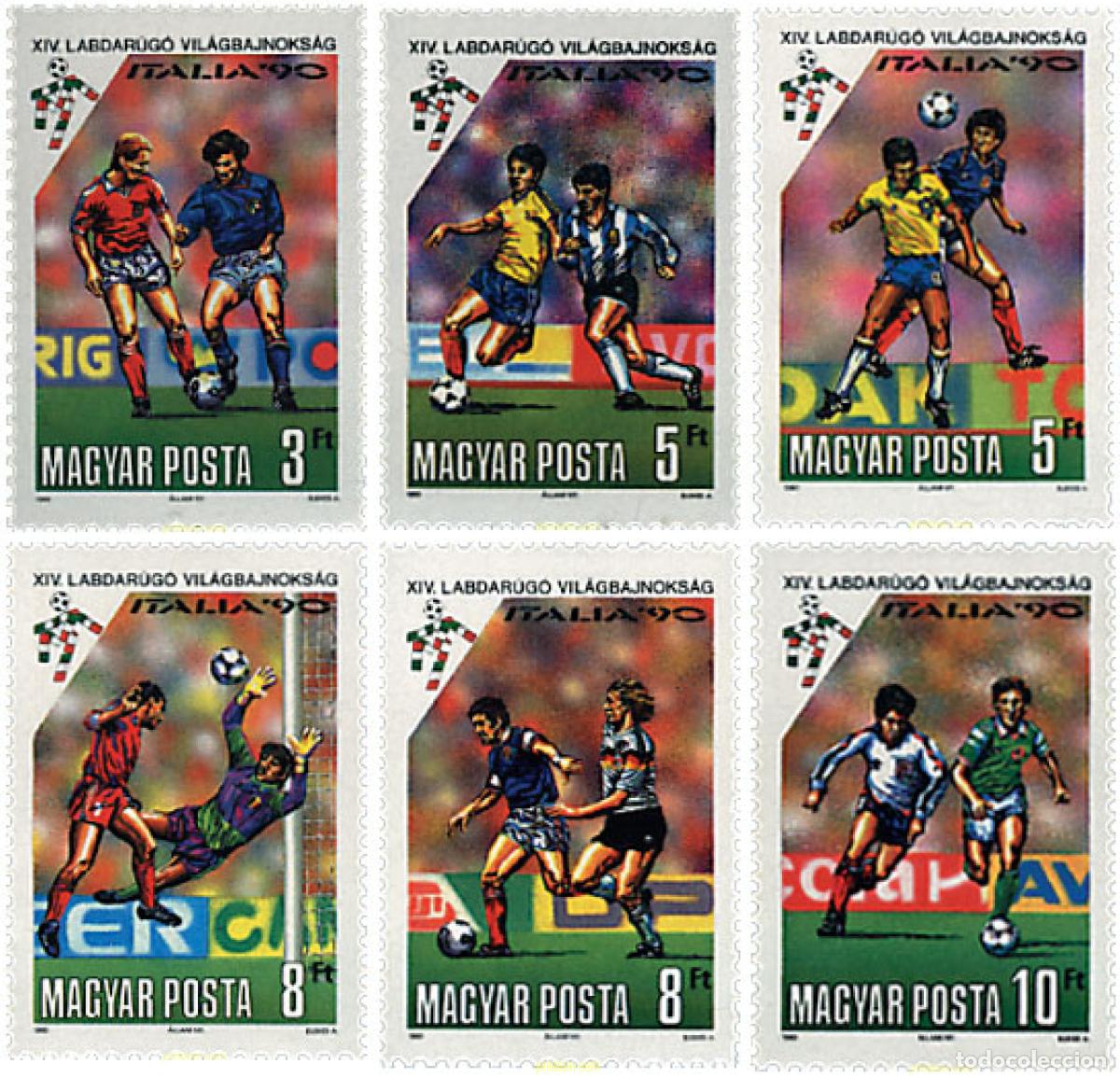 Sellos: 64301 MNH HUNGRIA 1990 COPA DEL MUNDO DE FUTBOL. ITALIA-90