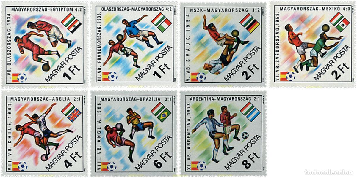 Sellos: 64181 MNH HUNGRIA 1982 COPA DEL MUNDO DE FUTBOL. ESPA&Ntilde;A-82