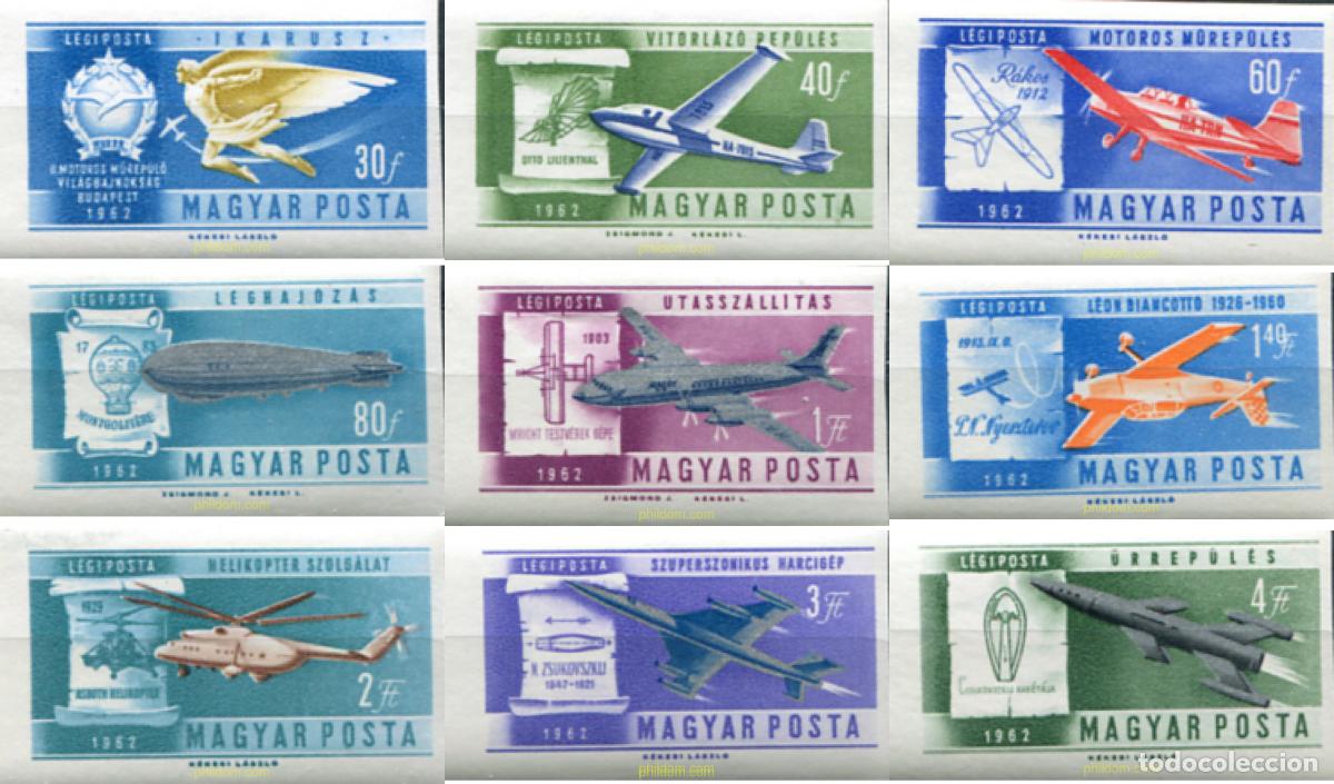 Sellos: 15507 MNH HUNGRIA 1962 HISTORIA DE LA AVIACION