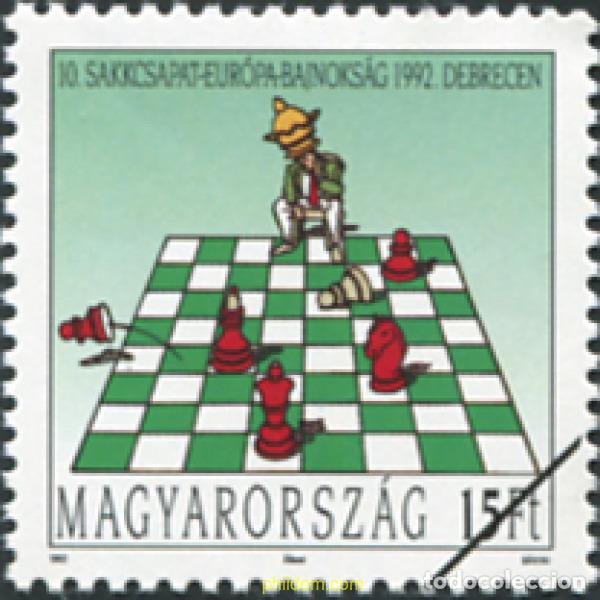 Stamps: 682054 MNH HUNGRIA 1992 10 CAMPEONATO DE EUROPA DE AJEDREZ