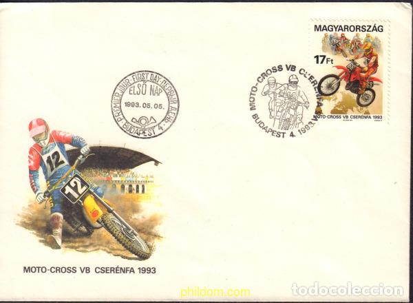 Stamps: 384927 MNH HUNGRIA 1993 CAMPEONATO DEL MUNDO DE MOTOCROSS