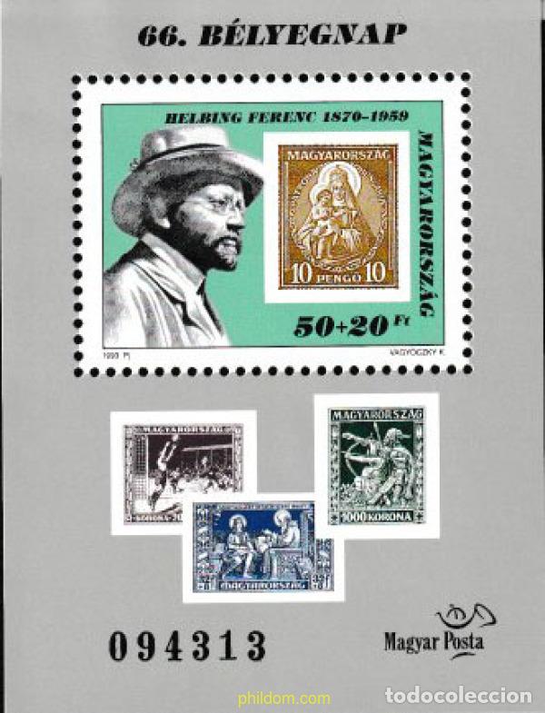 Stamps: 79664 MNH HUNGRIA 1993 DIA DEL SELLO