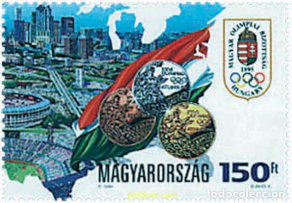 Stamps: 135802 MNH HUNGRIA 1996 26 JUEGOS OLIMPICOS VERANO ATLANTA 1996 - CENTENARIO DE LOS JUEGOS OLIMPICO