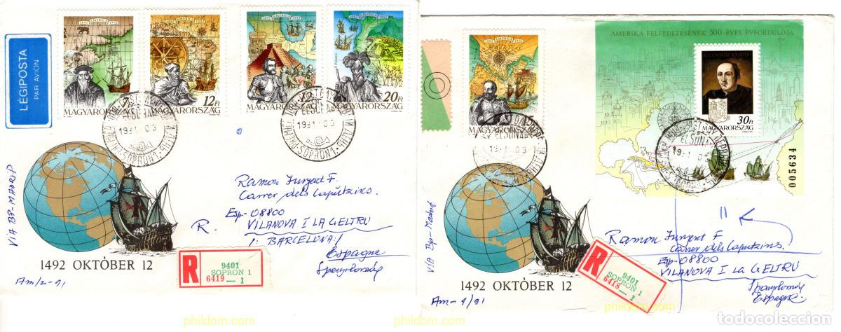 Sellos: 789534 MNH HUNGRIA 1991 500 ANIVERSARIO DEL DESCUBRIMIENTO DE AMERICA