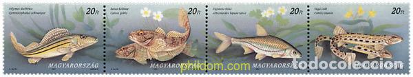 Briefmarken: 6953 MNH HUNGRIA 1997 PECES
