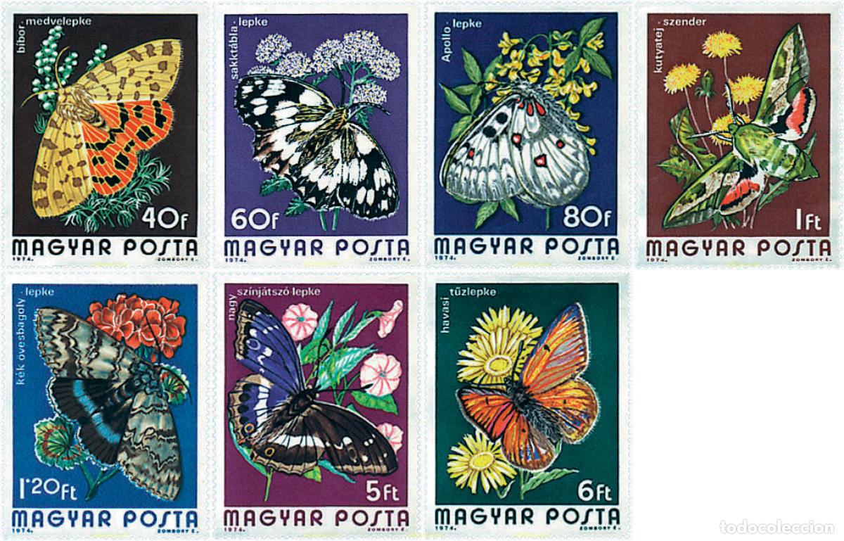 Sellos: 94829 MNH HUNGRIA 1974 MARIPOSAS