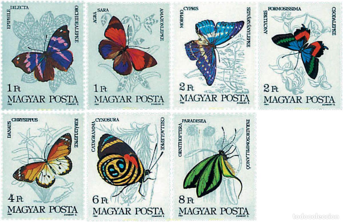 Sellos: 94832 MNH HUNGRIA 1984 MARIPOSAS