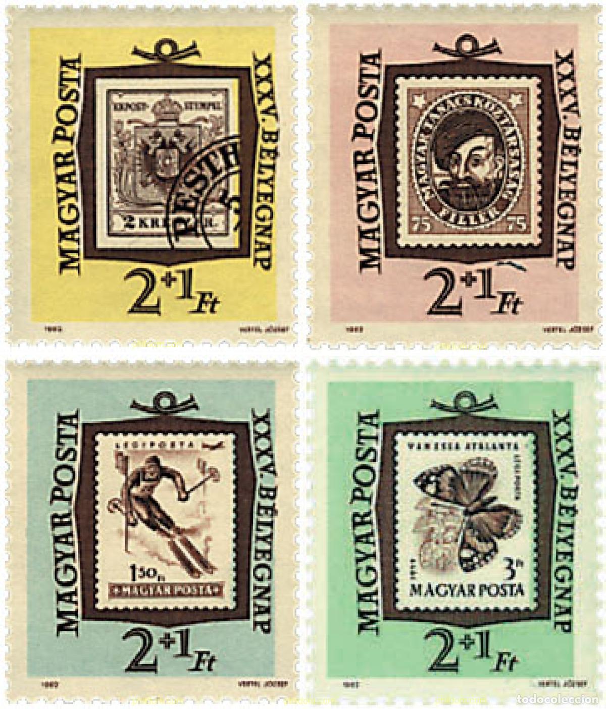 Sellos: 94824 MNH HUNGRIA 1962 DIA DEL SELLO