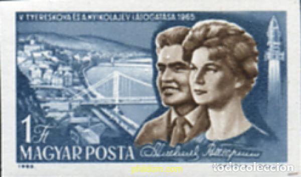Stamps: 19632 MNH HUNGRIA 1965 VISITA DE ASTRONAUTAS RUSOS