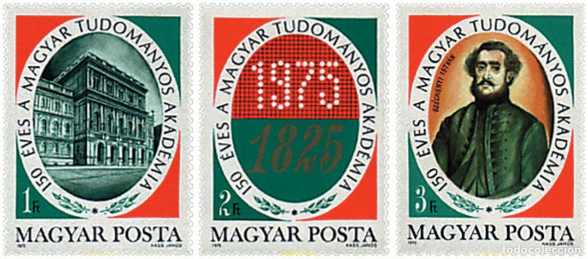 Selos: 243347 MNH HUNGRIA 1975 150 ANIVERSARIO DE LA ACADEMIA DE CIENCIAS
