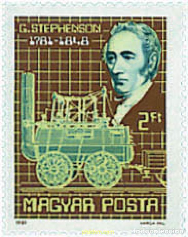 Sellos: 55206 MNH HUNGRIA 1981 200 ANIVERSARIO DE GEORGE STEPHENSON