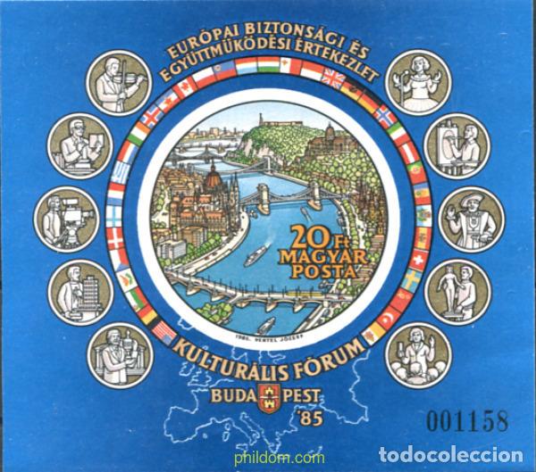 Sellos: 19684 MNH HUNGRIA 1985 CONFERENCIA PARA LA SEGURIDAD Y COOPERACION EUROPEA