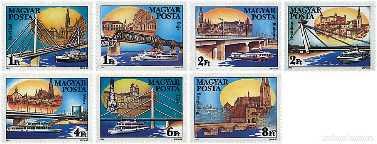 Sellos: 55211 MNH HUNGRIA 1985 PUENTES SOBRE EL DANUBIO