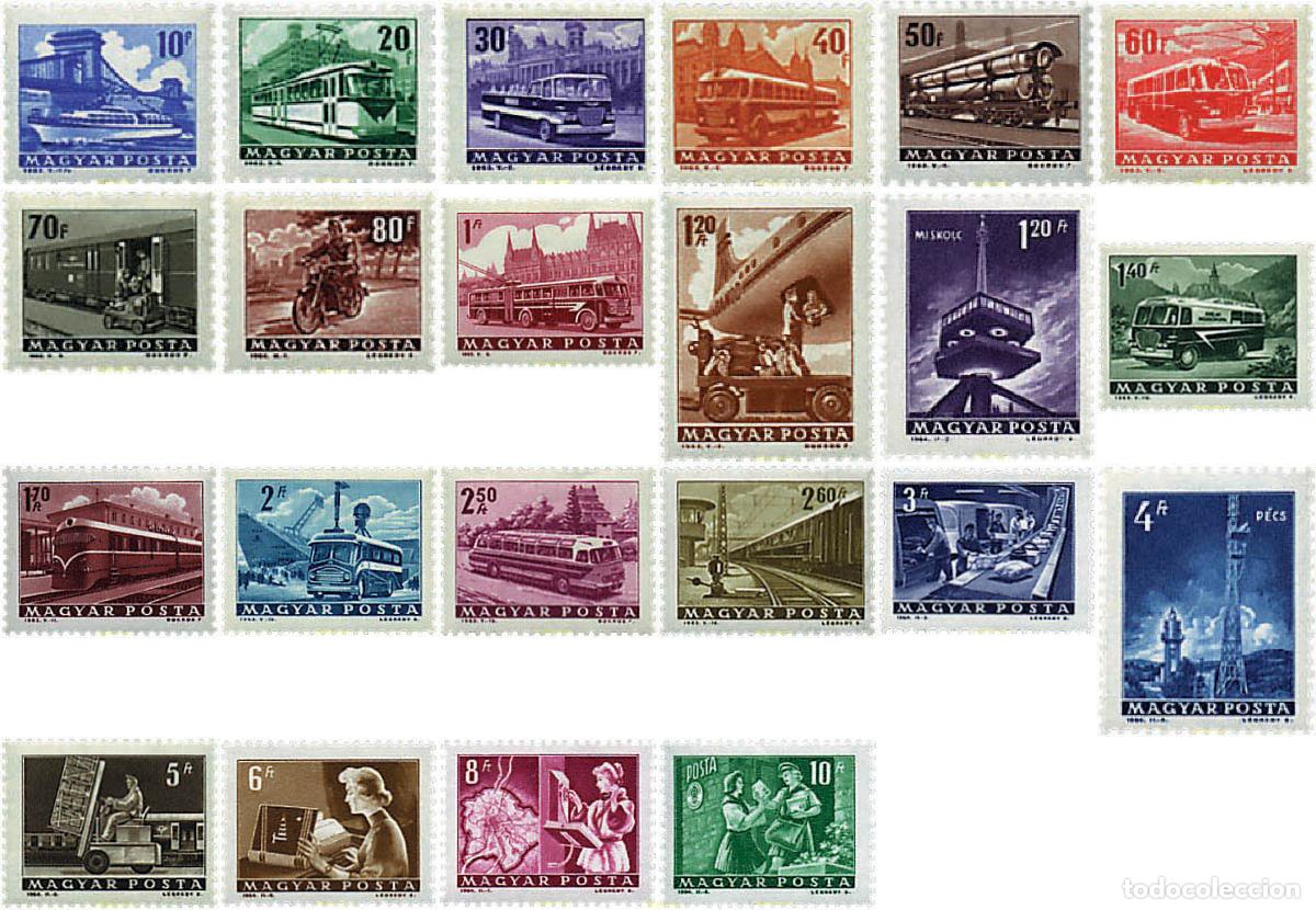 Sellos: 634482 MNH HUNGRIA 1963 TRANSPORTES