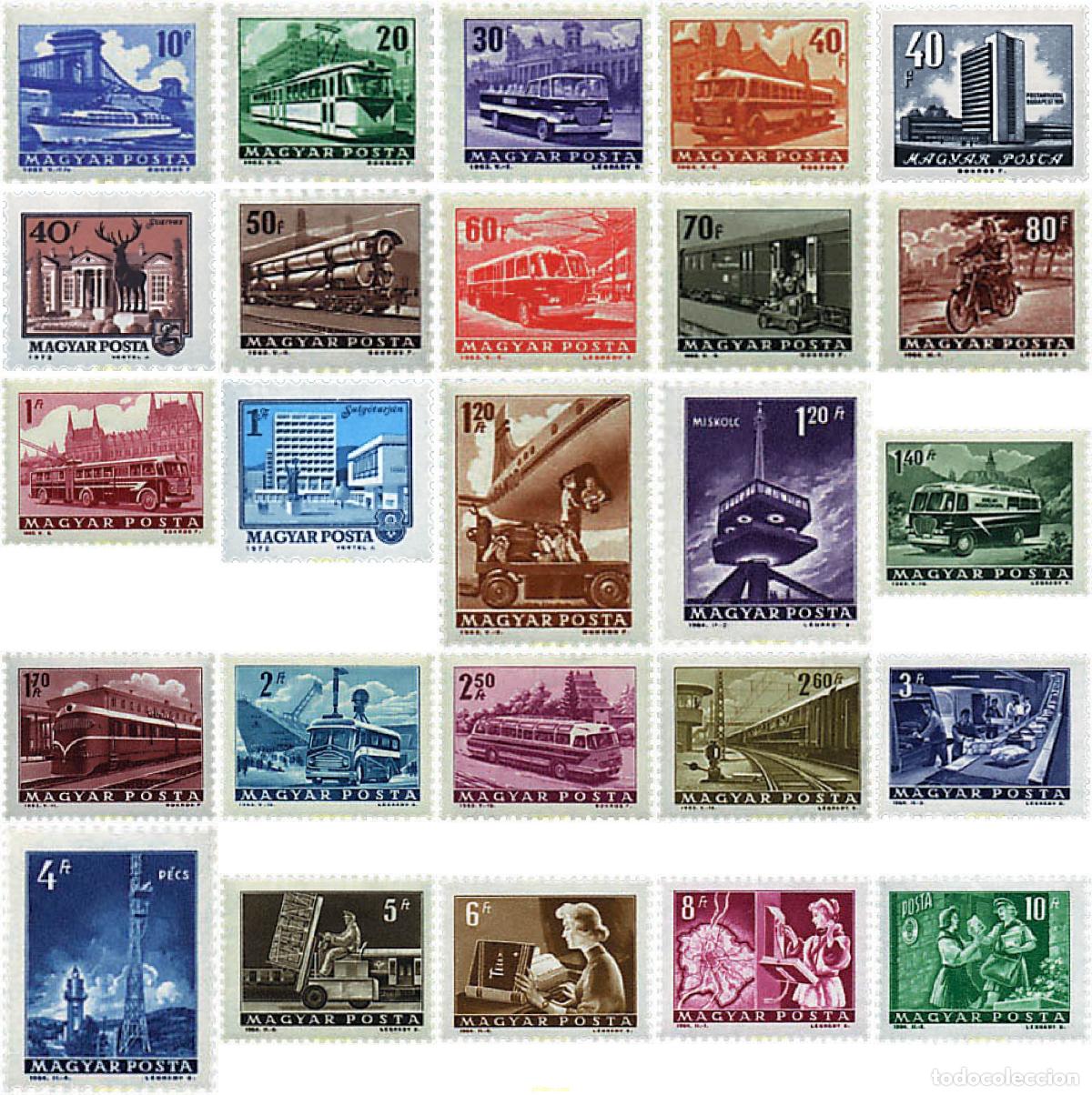 Sellos: 634483 MNH HUNGRIA 1963 TRANSPORTES