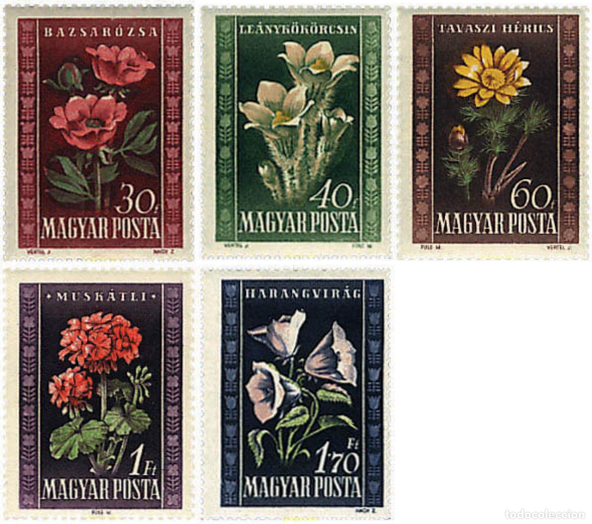 Briefmarken: 266832 HINGED HUNGRIA 1950 FLORES
