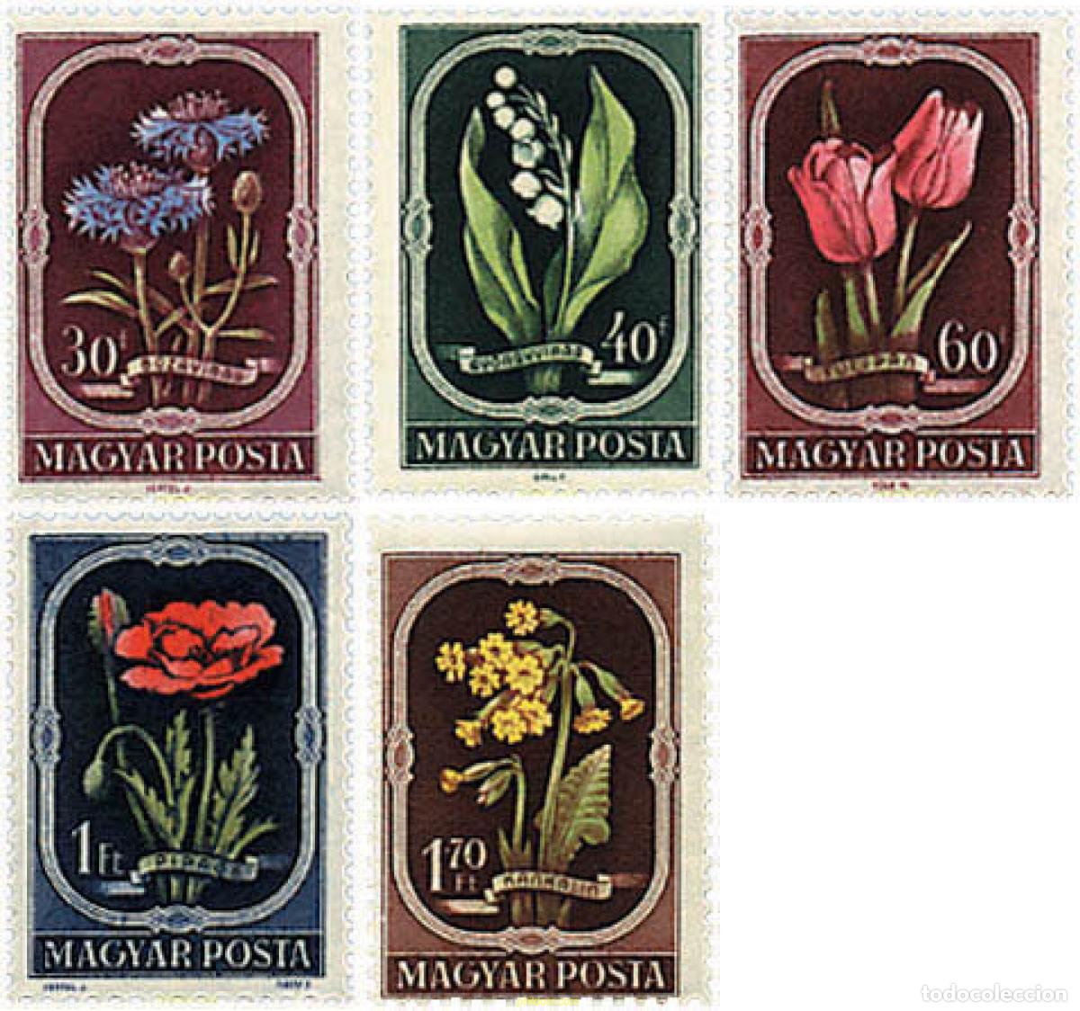 Briefmarken: 89677 MNH HUNGRIA 1951 FLORES