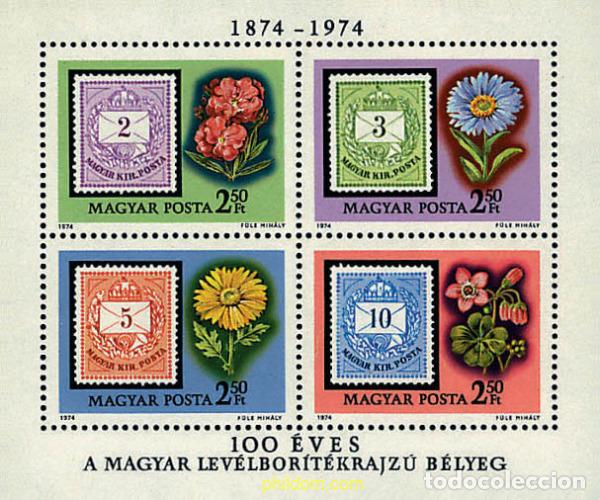Sellos: 89630 MNH HUNGRIA 1974 CENTENARIO DEL SELLO HUNGARO