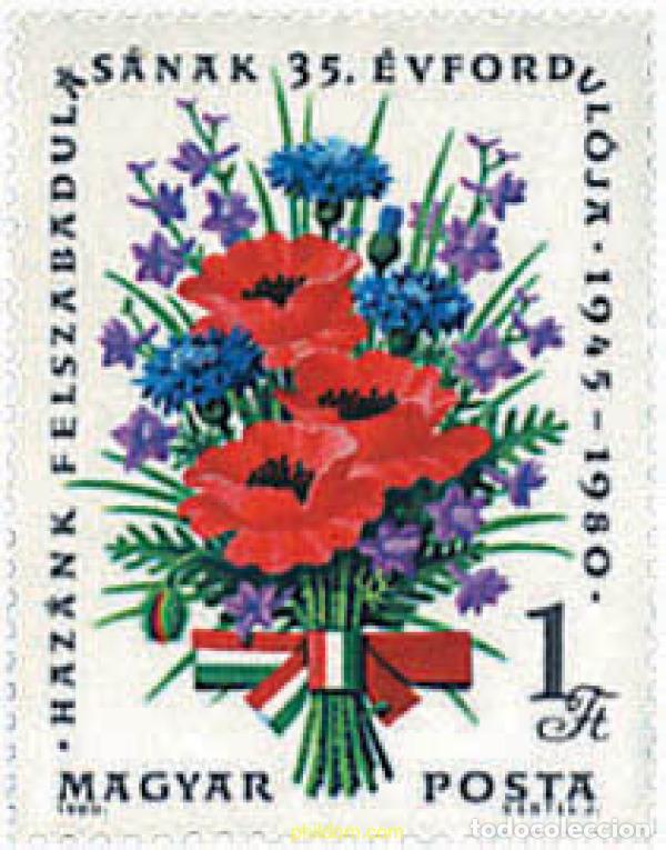 Timbres: 89636 MNH HUNGRIA 1980 35 ANIVERSARIO DE LA LIBERACION