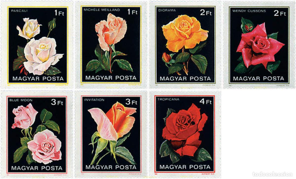 Timbres: 89637 MNH HUNGRIA 1982 ROSAS