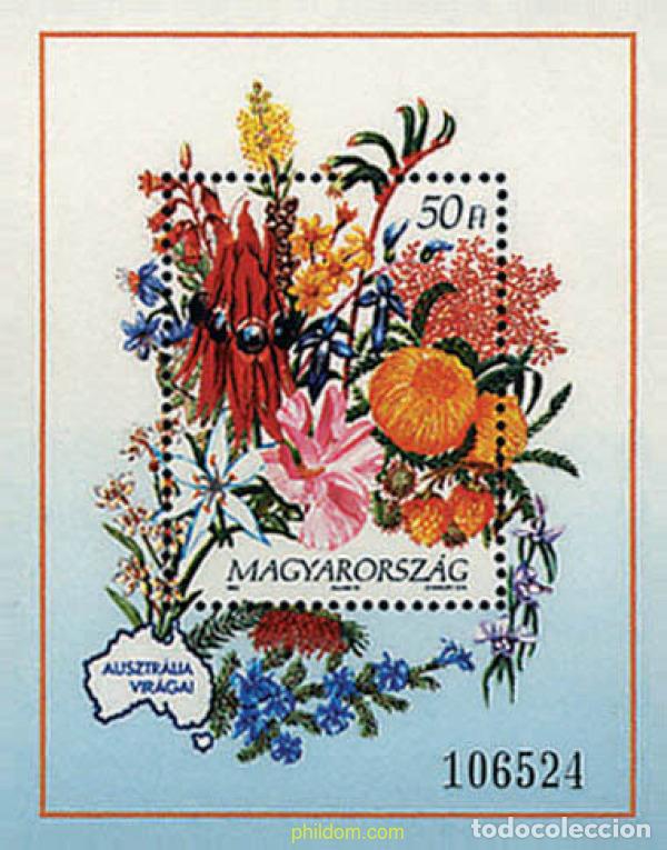 Sellos: 89651 MNH HUNGRIA 1992 FLORES AUSTRALIANAS