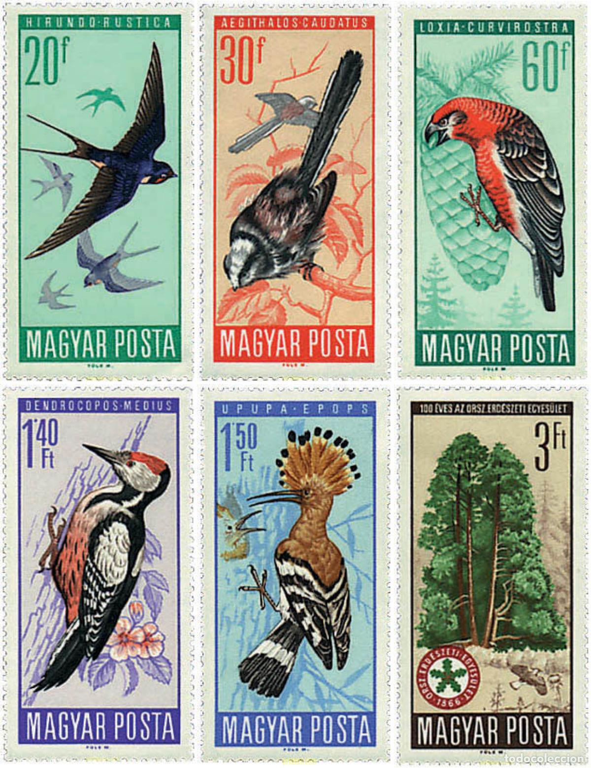 Sellos: 64027 MNH HUNGRIA 1966 CENTENARIO DE LA ASOCIACION NACIONAL DE SILVICULTURA