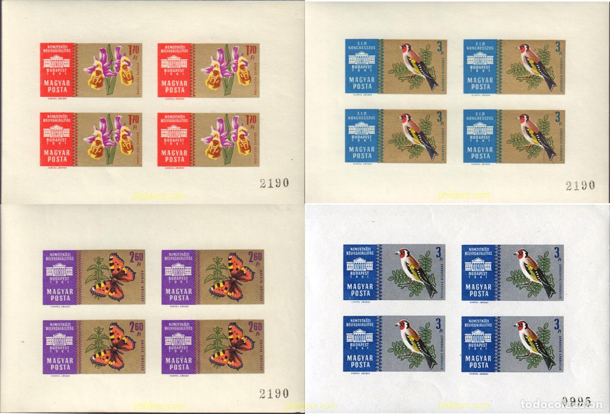 Briefmarken: 595045 MNH HUNGRIA 1961 BUDAPEST 1961. EXPOSICION FILATELICA INTERNACIONAL