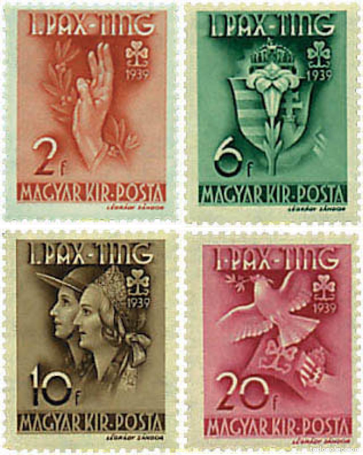 Briefmarken: 89594 MNH HUNGRIA 1939 FIESTA DE LAS ORGANIZACIONES DEL ESCULTISMO FEMENINO