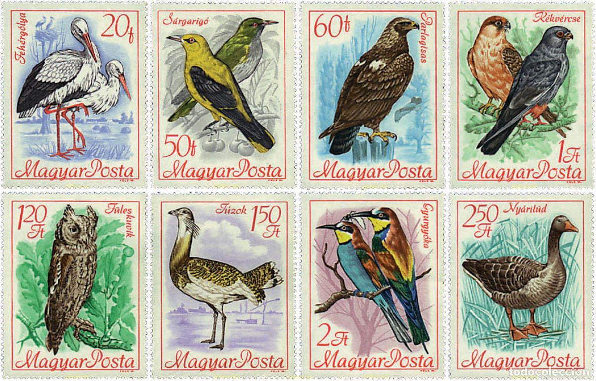 Briefmarken: 64052 MNH HUNGRIA 1968 CONGRESO INTERNACIONAL PARA LA PROTECCION DE PAJAROS