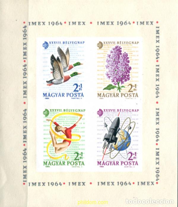 Sellos: 20653 MNH HUNGRIA 1964 IMEX 1964. EXPOSICION INTERNACIONAL DE FILATELICA TEMATICA