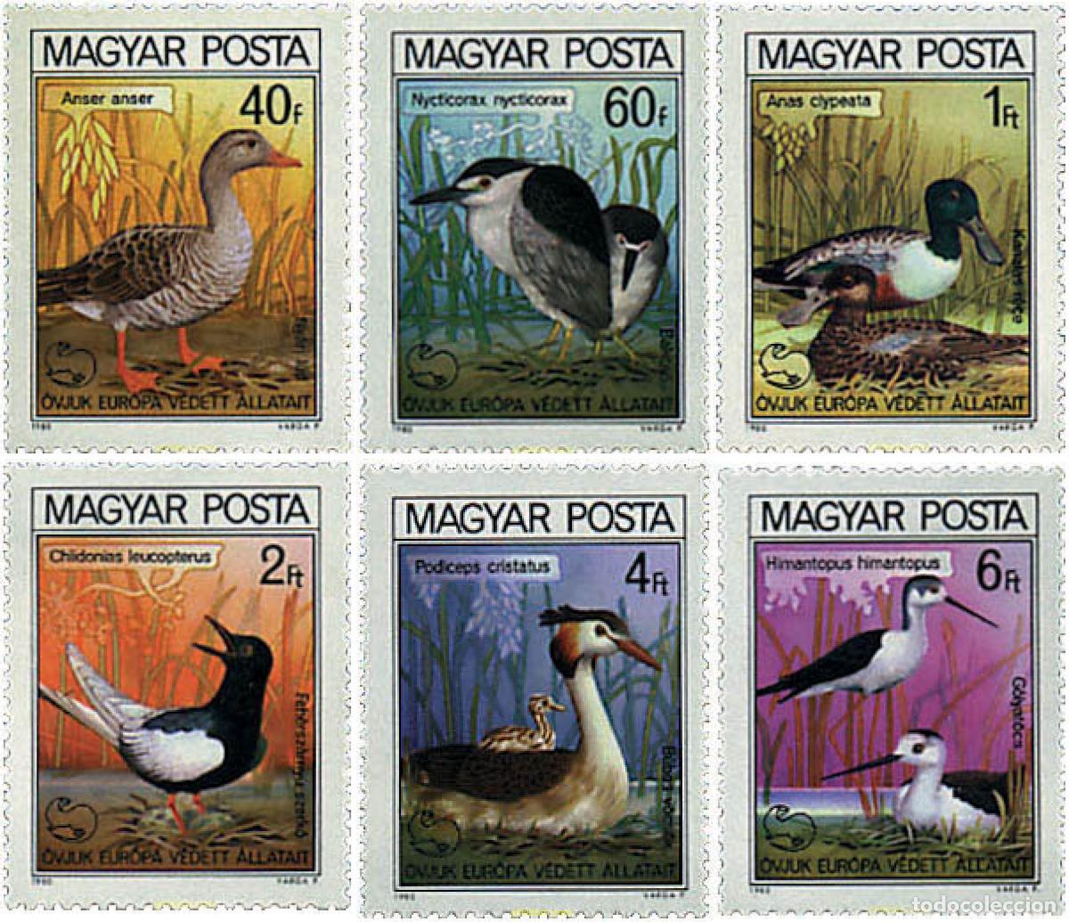 Briefmarken: 64163 MNH HUNGRIA 1980 A&Ntilde;O EUROPEO PARA LA PROTECCION DE LA NATURALEZA