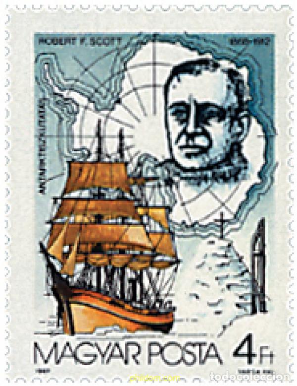 Sellos: 638381 MNH HUNGRIA 1987 75 ANIVERSARIO DE LA EXPLORACION DE LA ANTARTIDA