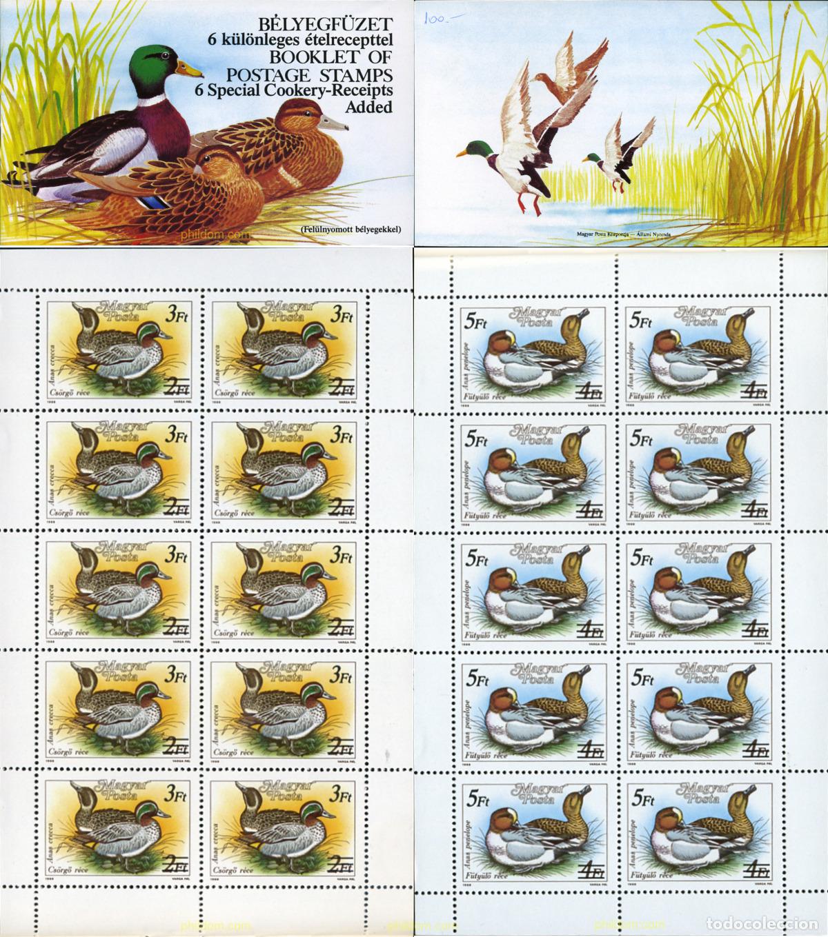 Sellos: 3417 MNH HUNGRIA 1989 PATOS SALVAJES