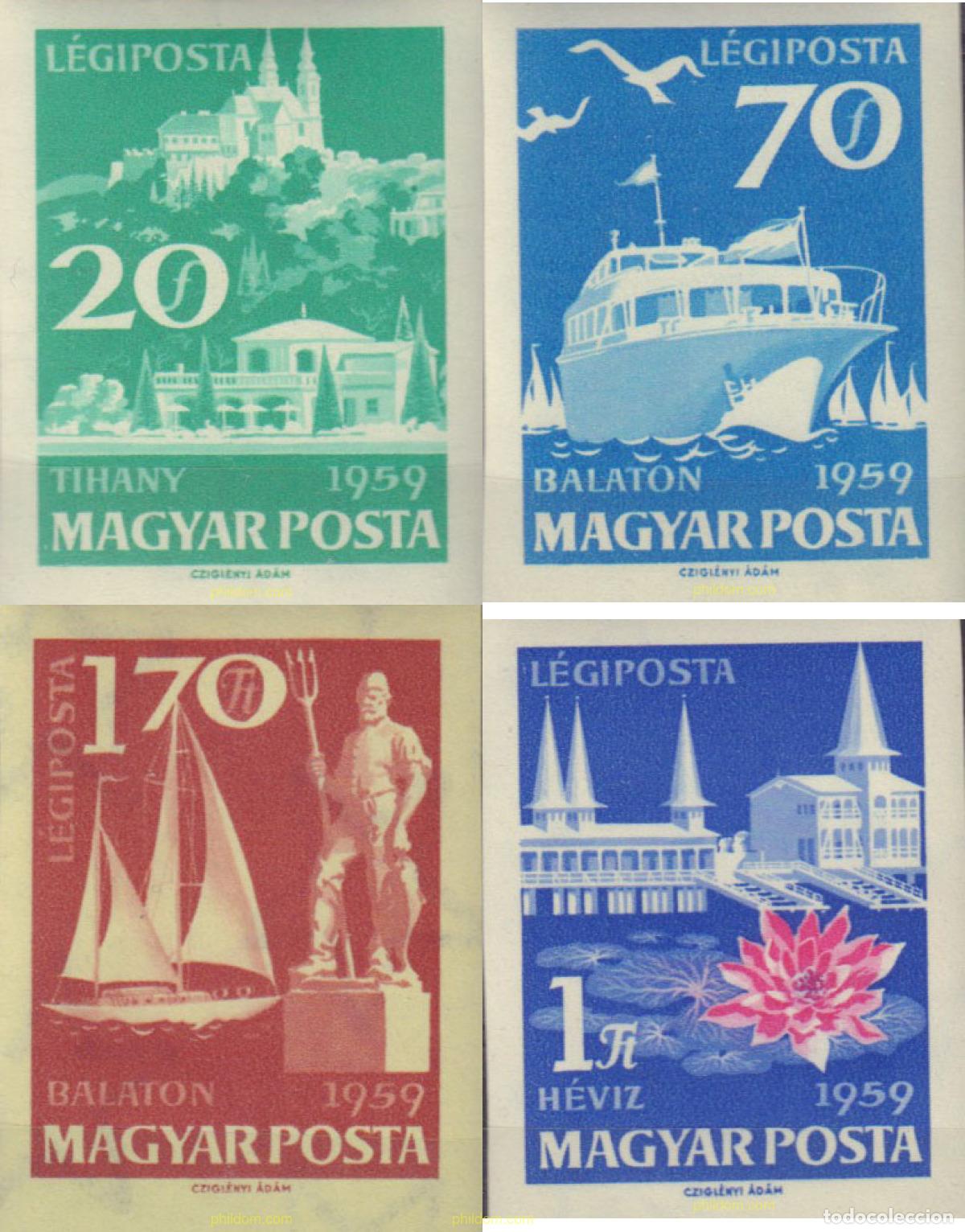Sellos: 14133 MNH HUNGRIA 1959 LAGO BALATON