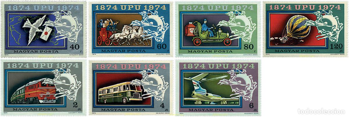 Sellos: 64092 MNH HUNGRIA 1974 CENTENARIO DE LA UNION POSTAL UNIVERSAL